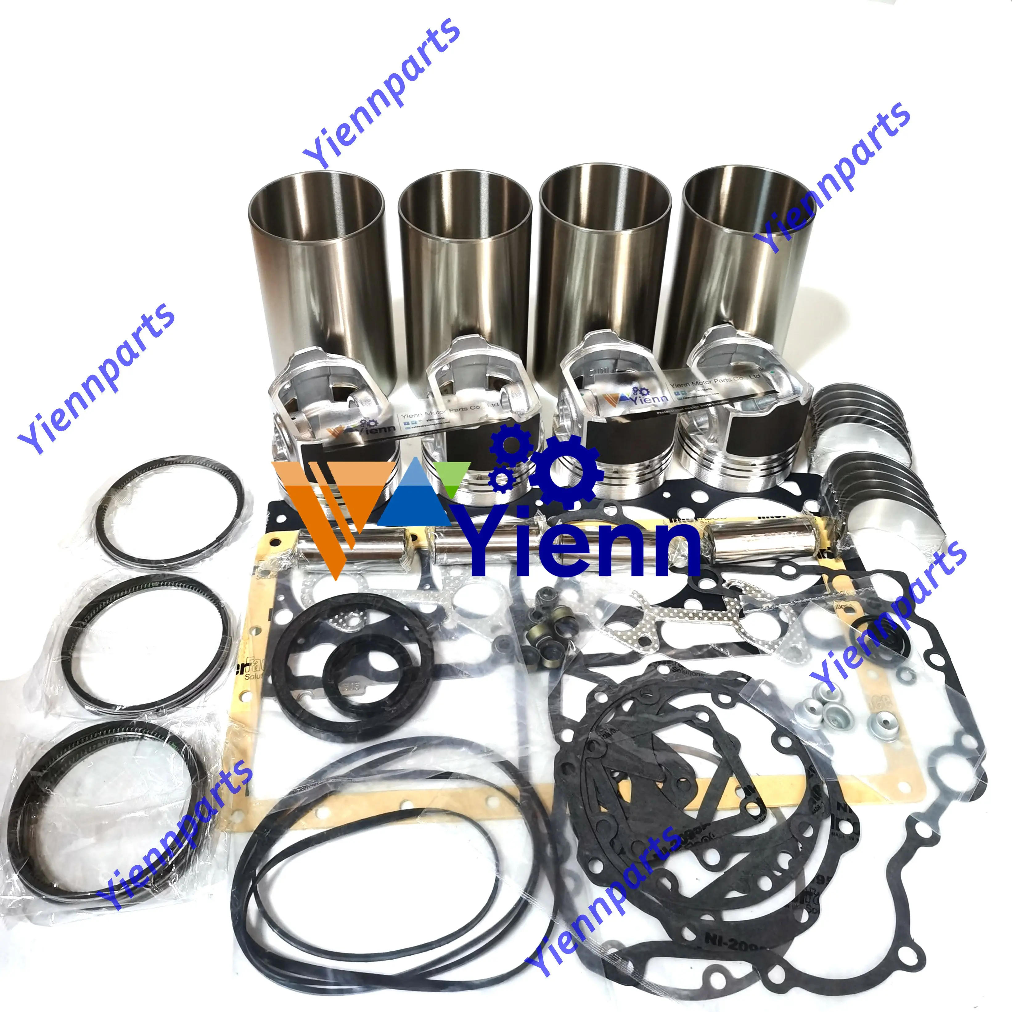 

For Caterpillar CAT C3.3 Overhaul Rebuild Kit Full Gasket Set Cylinder Liner Piston Ring Excavator Tractor Engine Spare Parts