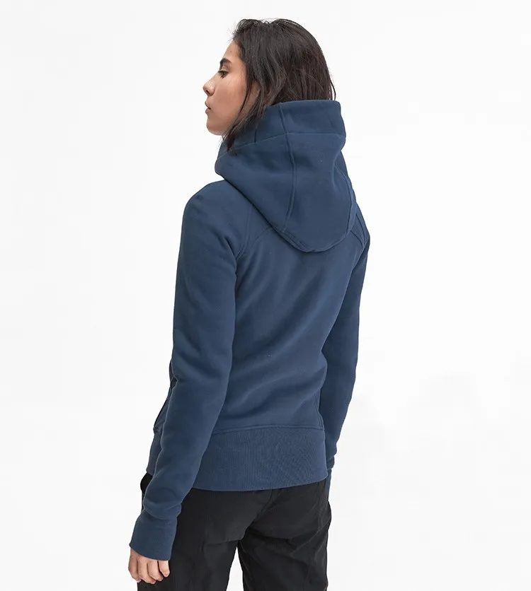 NWT Women's Jumper Windbreaker Woman Running Sports Top Gym Workout Clothes Hooded Sweatshirts Long Sleeve Fitness Shirt