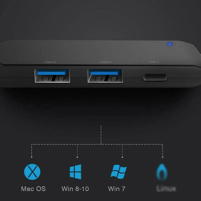 USB концентратор C для Мульти 2 0 HDMI адаптер док станция MacBook Pro Аксессуары Тип
