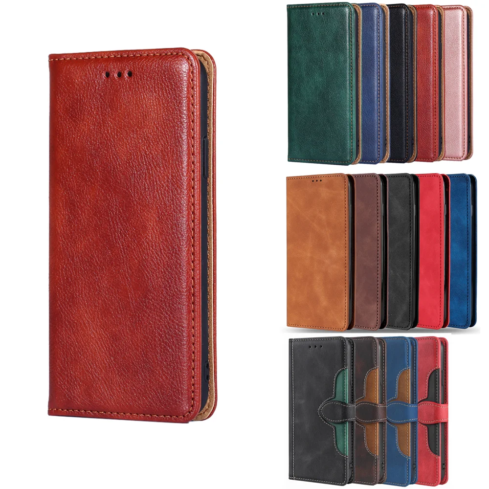 Чехол-бумажник для Cubot C30 6 4 дюйма с магнитной застежкой кожаный подставкой