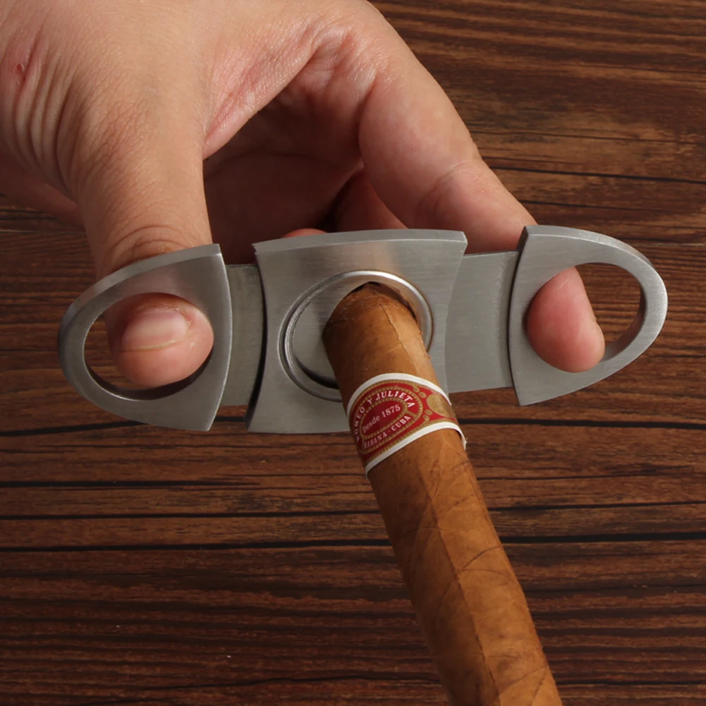 Карманный нож для сигар COHIBA острый металлический резаки из нержавеющей стали