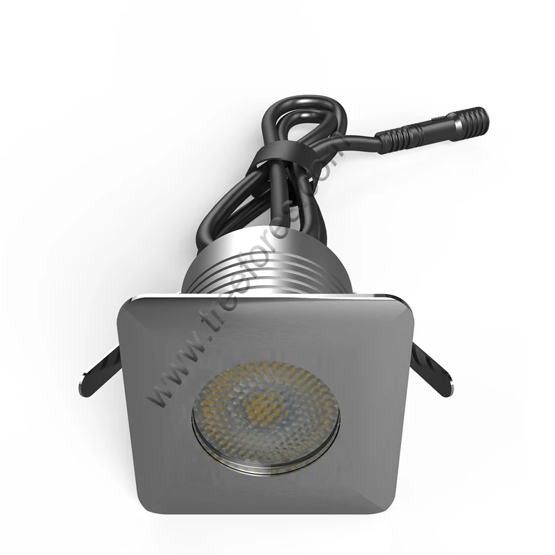 Нержавеющая сталь IP67 3W CREE 12V 24V dc квадратный прожектор для ванной сауны стены лестницы подземного освещения