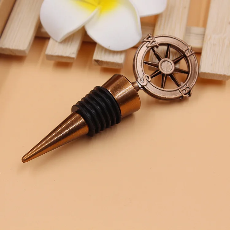 Compass Wine Bottle Stopper Wedding Favors And Gifts For Guests Souvenirs Party Supplies | Дом и сад