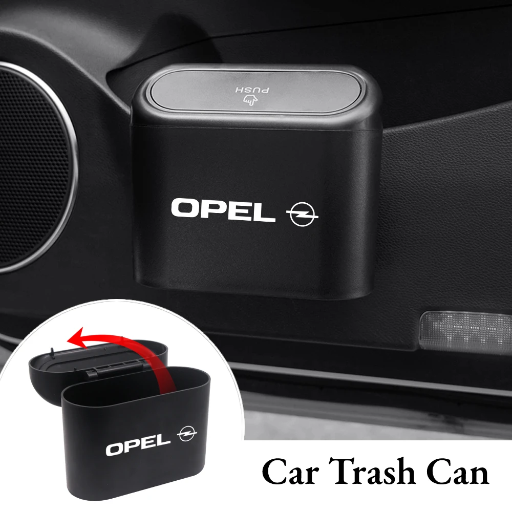 

Door Hanging Car Rubbish Bin Garbage Storage Box Clamshell Trash Can For Opel Astra H G J Insignia Mokka Zafira Corsa Vectra C D