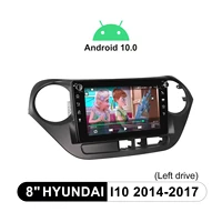 8 inch touch screen opel corsa carplay car multimedia player 1280720 head unit octa core for hyundai i10 2014 2017 left drive