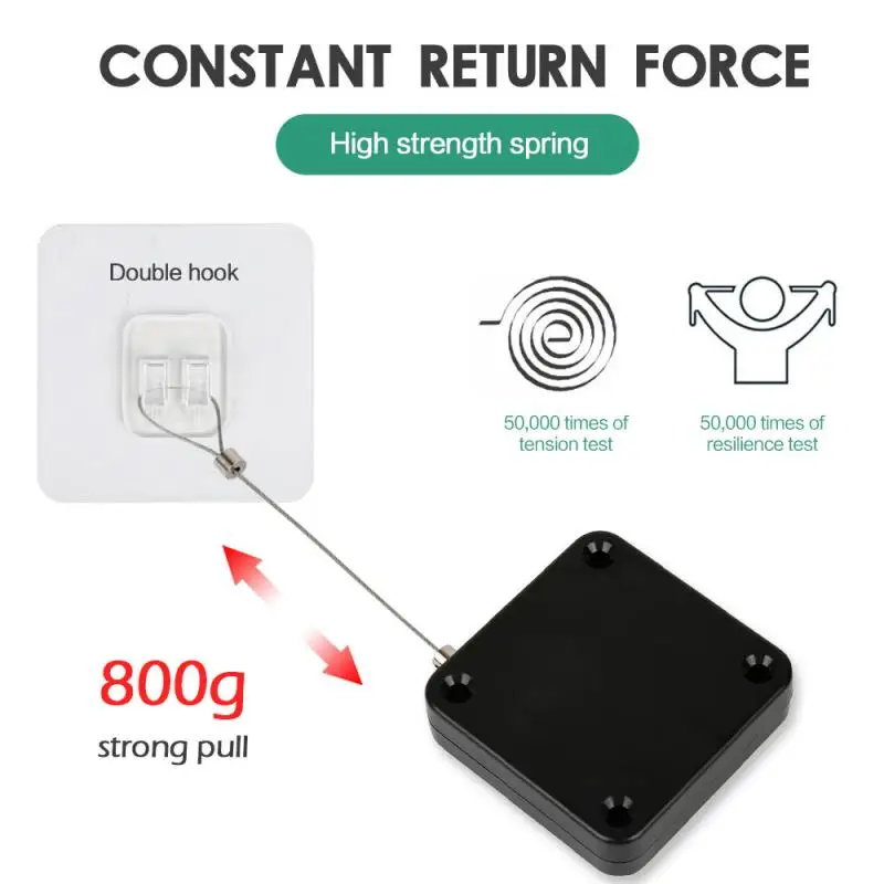 

Punch-free Automatic Sensor Door Closer Automatically Close Automatic Mounted Spring Adjustable Surface Door Quick Install