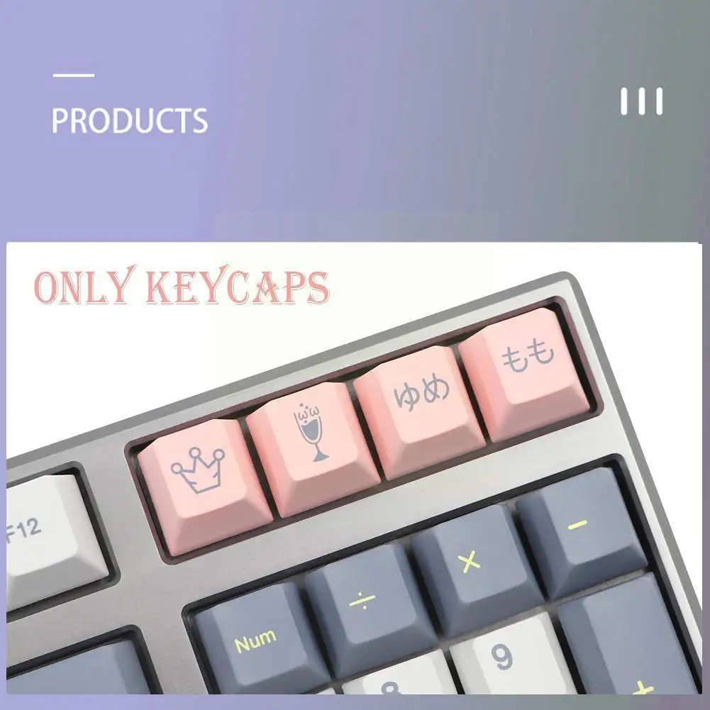 

135 S Caps Pbt Dye Sublimation Caps Game Gmk Caps Mechanical Cap S Caps Board Profile L9q9