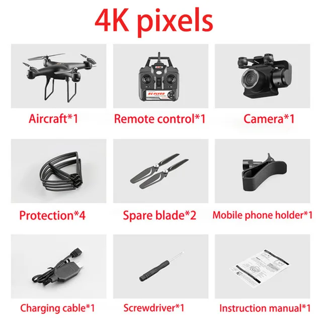 4k drone S32T вращающийся Квадрокоптер с камерой 1080 P HD аэрофотосъемка воздуха давление парение вертолет с камера дрон квадрокоптер с камерой квадрокоптер с камерой профессиона квадракоптер квадракоптер - Цвет: 4k