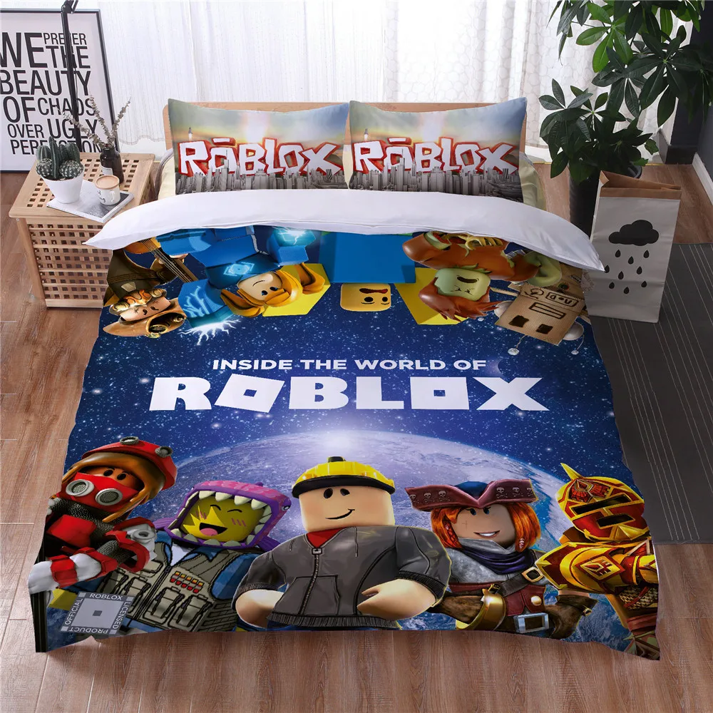 Комплект постельного белья Roblox одеяло постельные принадлежности полиэстеровый