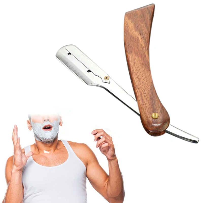 Ручная бритва профессиональная из нержавеющей стали острая Парикмахерская