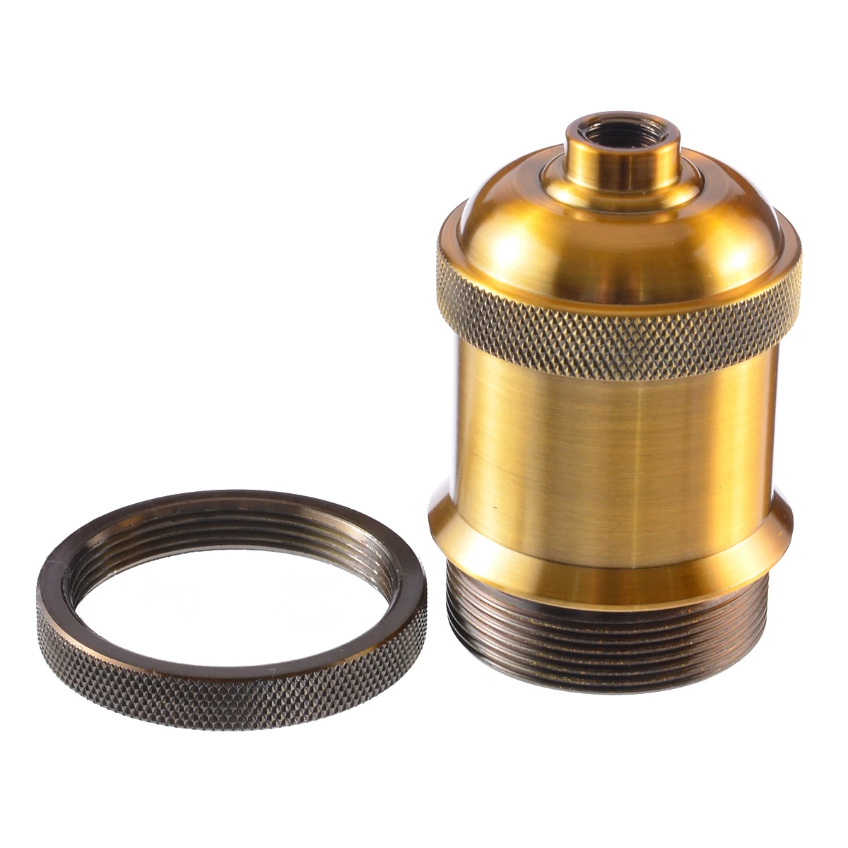 10 шт. лампа база E27 Винтаж алюминий держатель лампочки винт розеточный светильник