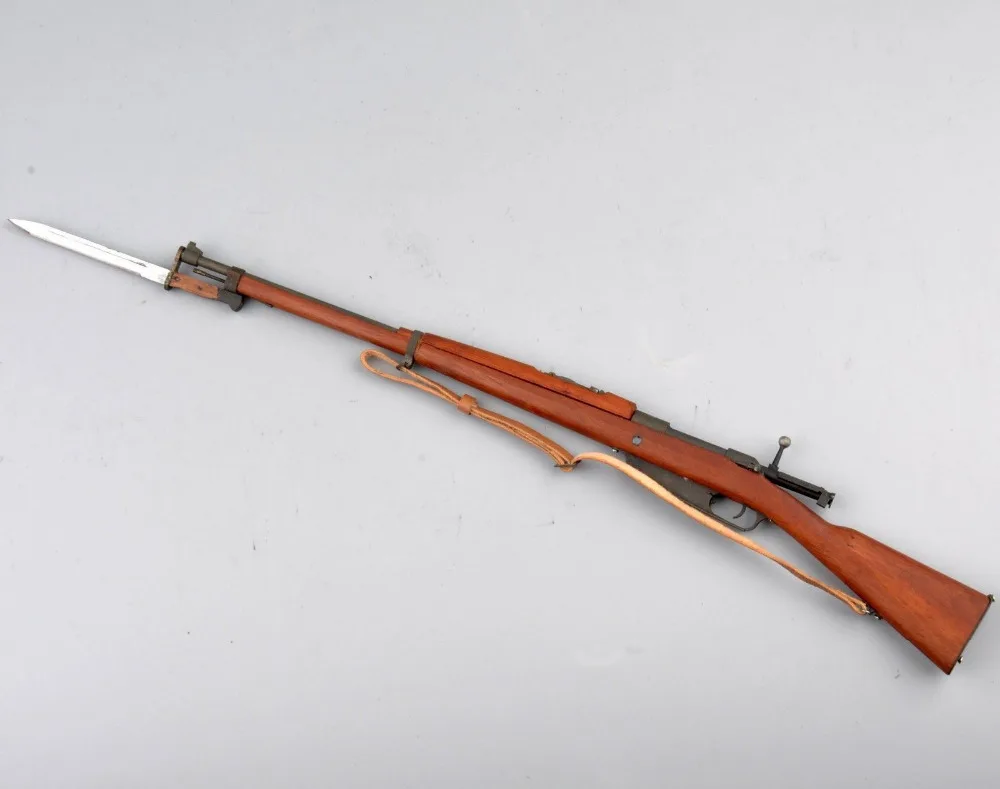 Special Pice New Type 1/6 Scale WWII Brown Color Rifle Model Chinese Solider Hanyang Wooden Made for 12'' Action Figure | Игрушки и