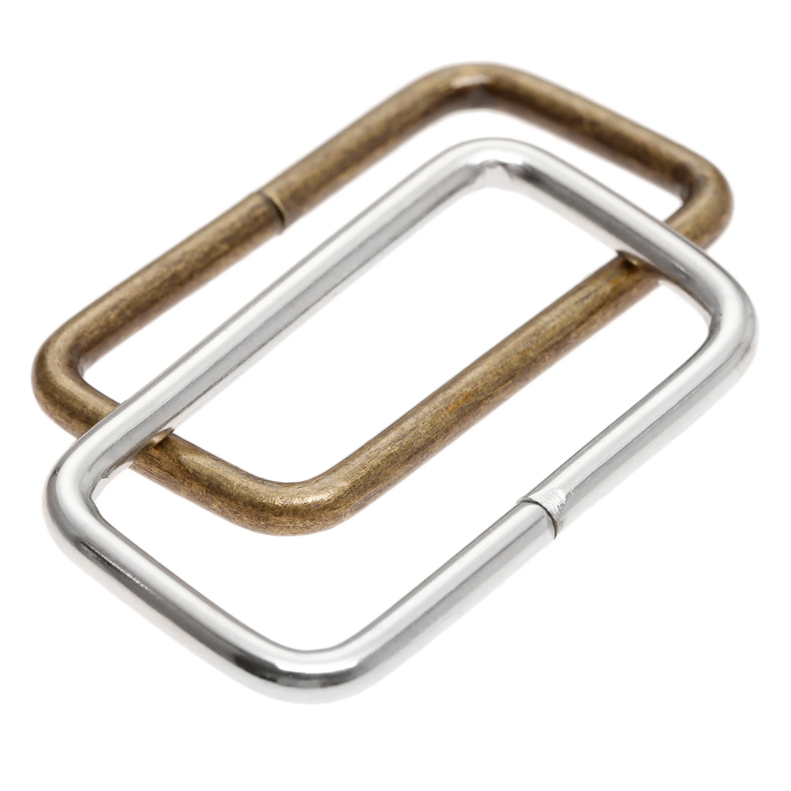 20 шт. DIY металлическая толщина сумка кожаная кошелек ремень полоса прямоугольник