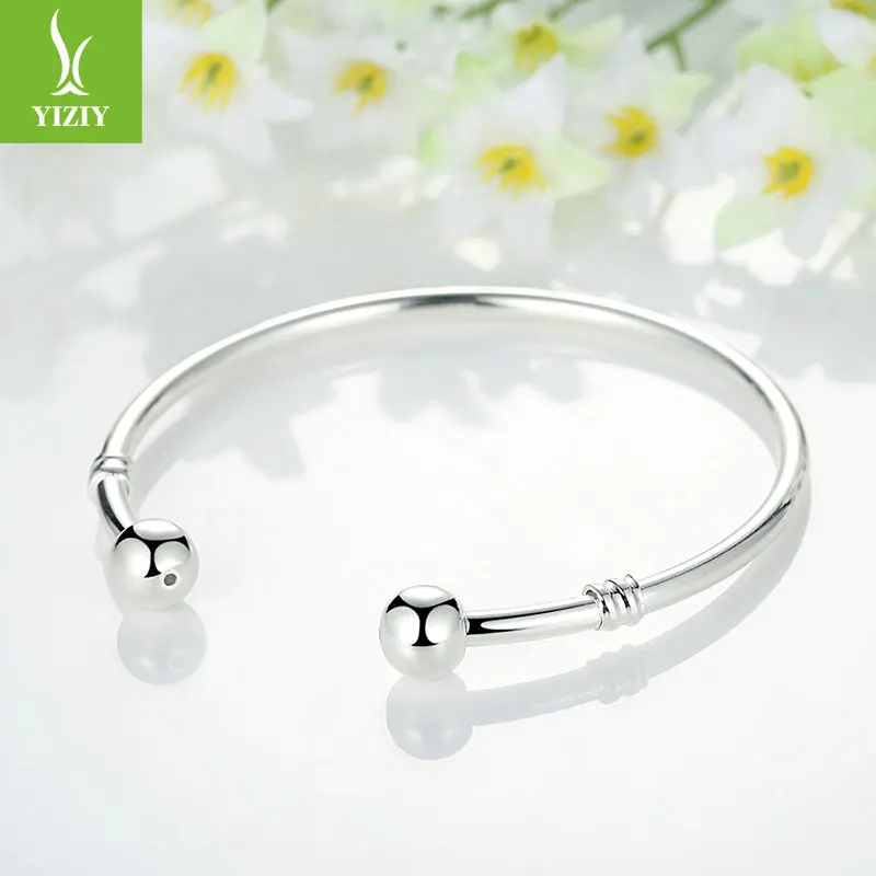 Женский браслет цепочка серебристого цвета с подвеской лобстером|bracelets & bangles|cuff