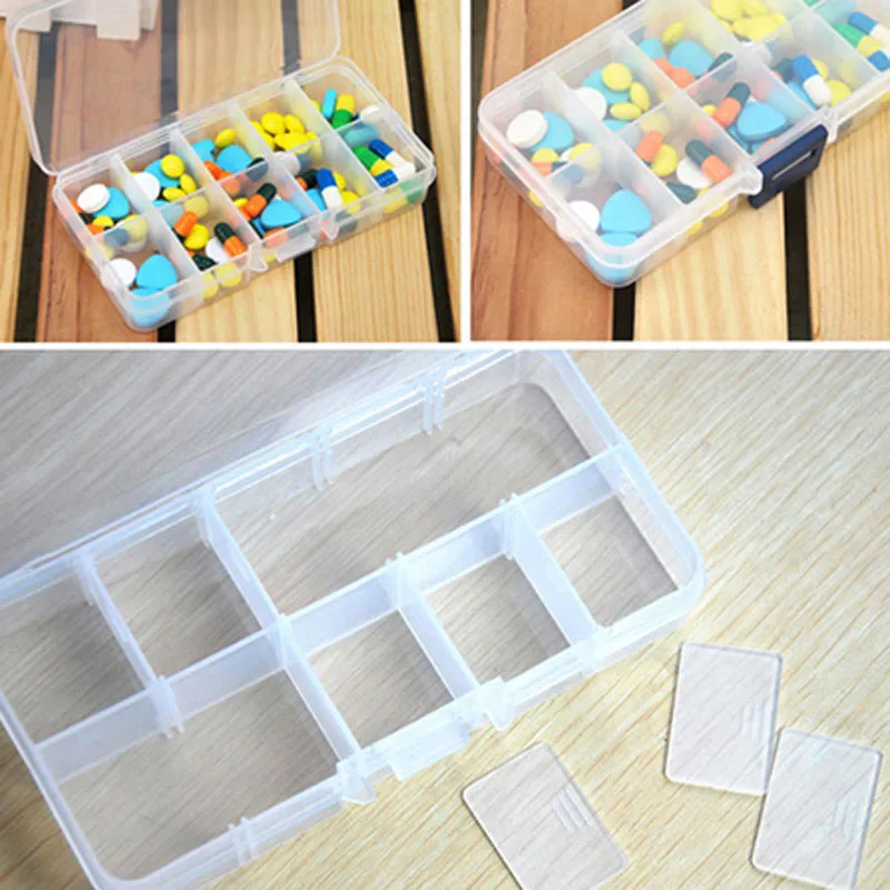 10 слот Регулируемые кольца для ювелирных изделий чехол коробки бусины ремесло