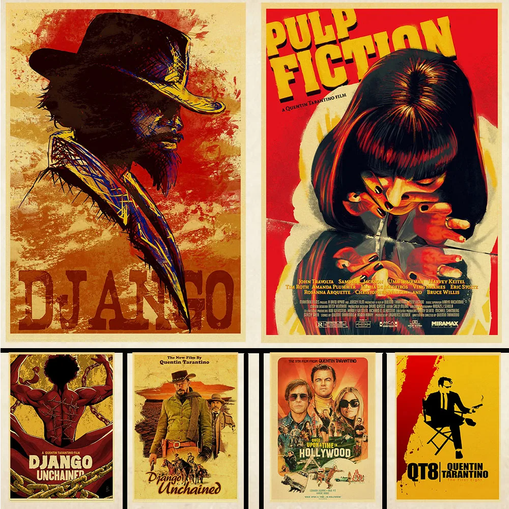 Квентин Тарантино фильм Убить Билла Inglourious Basterds роковой восемь постер Высокое