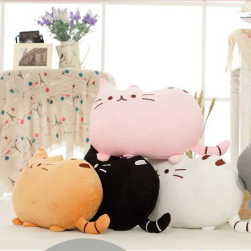 40 см Милая мультяшная Толстая кошка плюшевая игрушка подушка | Игрушки и хобби