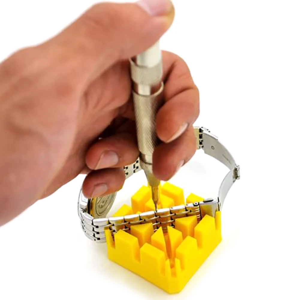 

Stainless Steel Spring Pressure Watch Band Tool Punch Bracelet Link Pin Remover Watch Link Pin Remover Punch