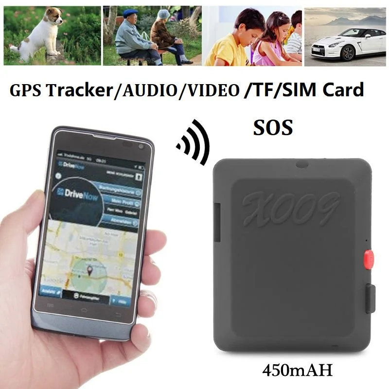 Мини GSM трекер X009 с Камера Monitor Audio Запись видео в режиме реального времени
