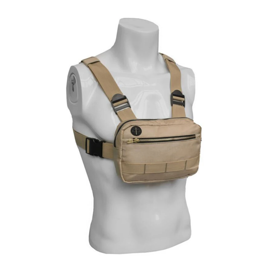 Hunting Vest Bags Tactical Molle Pouch Utility Gadget Holder Multifunctional Shoulder Waist Packs Shooting Large Capacity | Спорт и