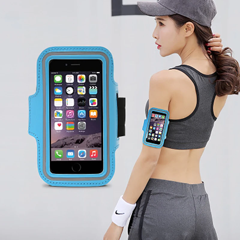 Универсальный 4 7 6 1 дюймов Спорт Водонепроницаемый чехол для телефона на руку iPhone