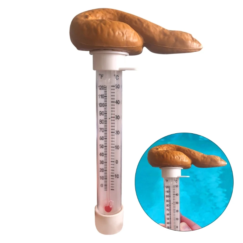 

Плавающий Термометр для бассейнов, прибор для измерения температуры воды, в форме рыбалки, забавный, в форме рыбалки, для спа