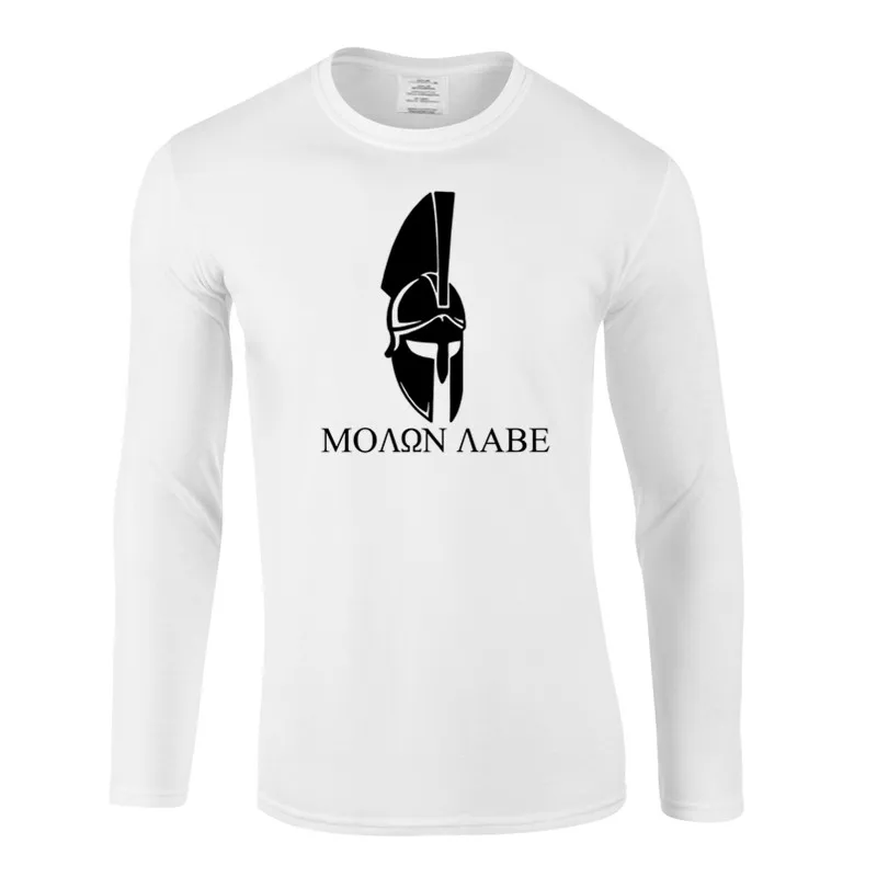 MOLON LABE Come And Take It Spartan Helmet Мужская хлопковая футболка высокого качества с круглым