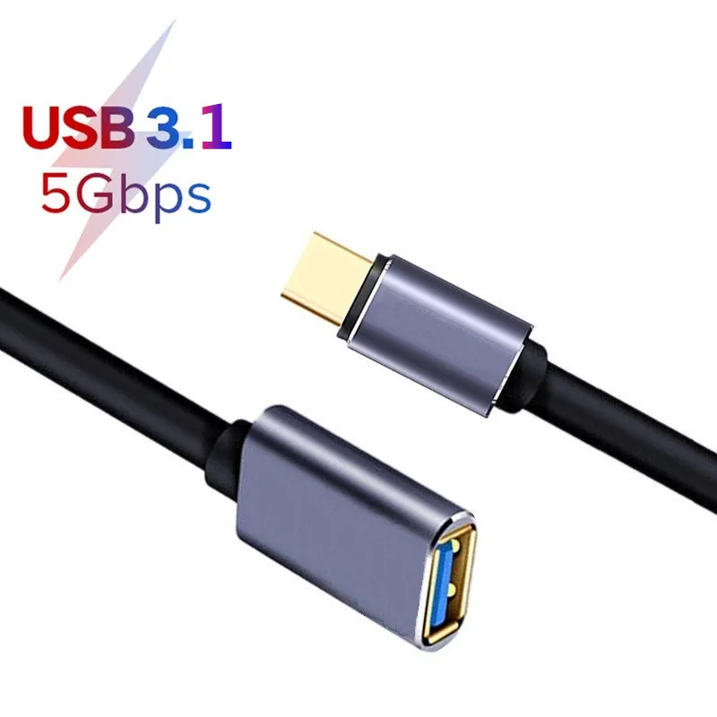 USB 3,1 type C OTG кабель адаптер type C USB C 3,1 USB 3,0 кабель для MacBook Pro samsung S9 USB флэш-накопитель внешний накопитель