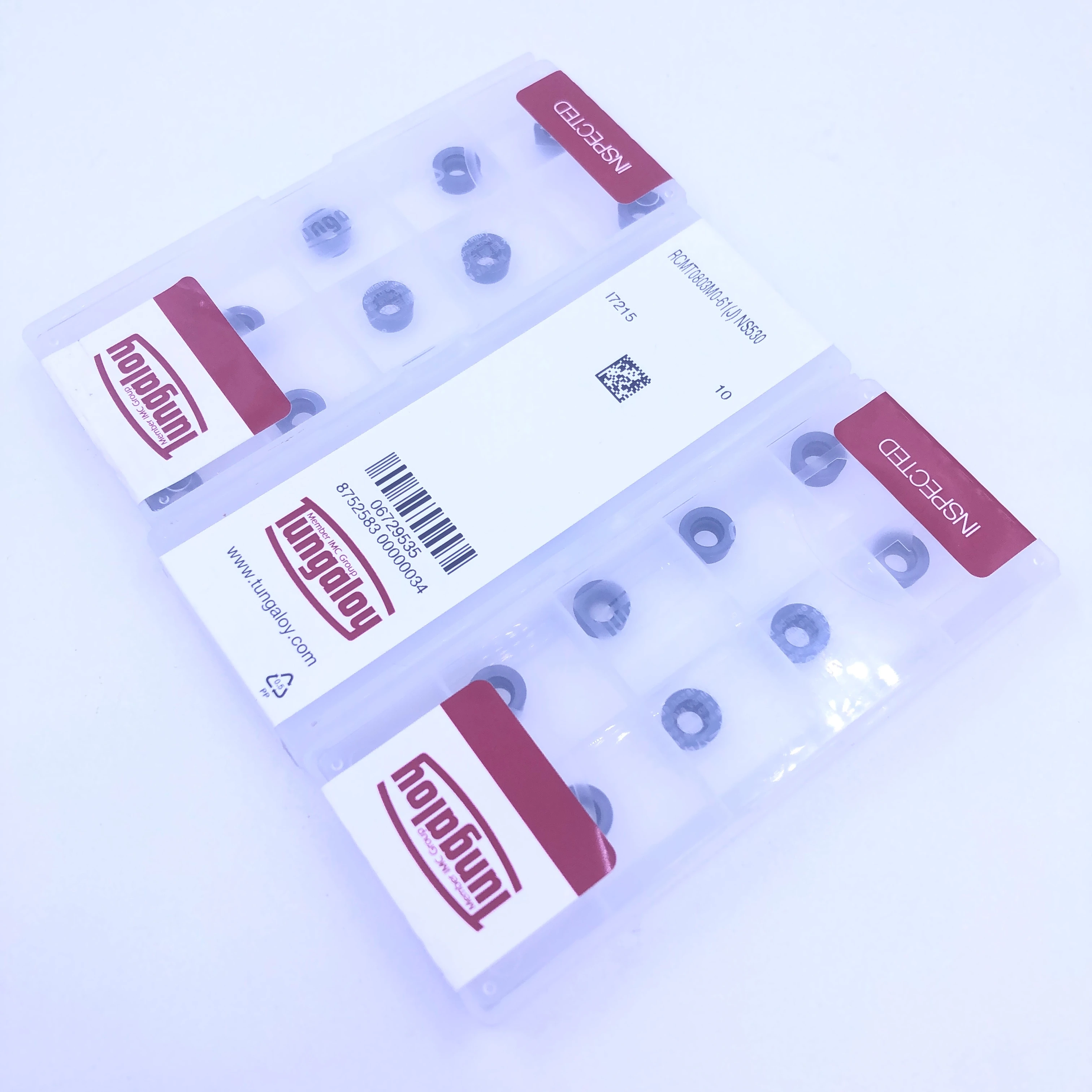 RCMT0803M0-61 NS530 оригинальные карбидные вставки Tungaloy фрезерные токарные инструменты 10