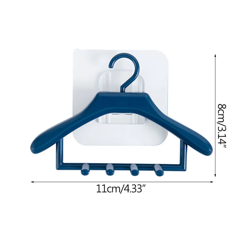 

Bathroom Wall-Mounted Hanger-Shaped Toothbrush Holder Simply Storage Rack Toothbrush Hook Bathroom Accessories