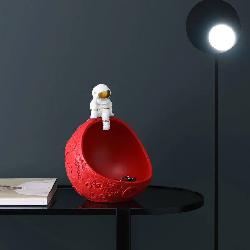 Креативная тарелка для фруктов с космонавтом коробка хранения ключей сладостей