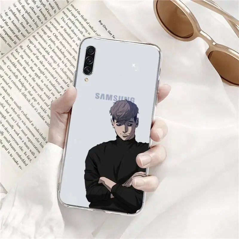 

Killing Stalking anime cool Phone Case Transparent for Samsung A71 S9 10 20 HUAWEI p30 40 honor 10i 8x xiaomi note 8 Pro 10t 11