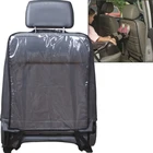 Черный Защитный чехол на заднее сиденье автомобиля, высококачественные практичные коврики для автомобильных сидений, противоударные коврики, универсальный автомобильный коврик