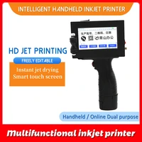 12 7mm variable qr bar batch code date number logo expiry date label portable hand jet handheld thermal inkjet printer