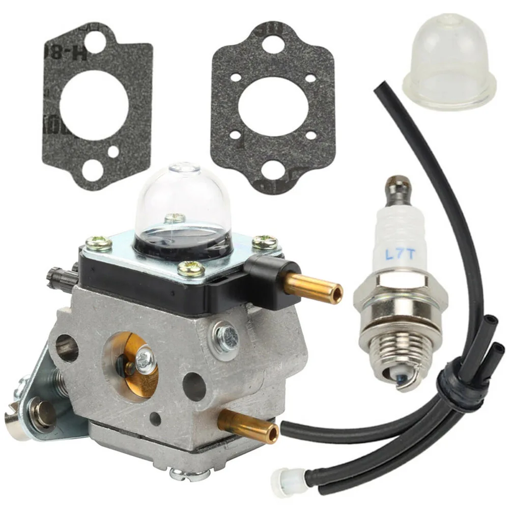 

For Zama C1U-K82 A021001090 Carburetor kit Spark Plug Fuel Line Kit Primer Pulb