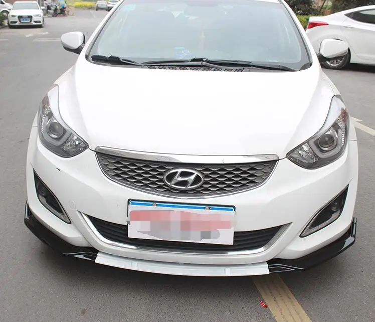 Защитный диффузор для заднего бампера Elantra ABS Hyundai 2012-2015 комплект кузова бампер