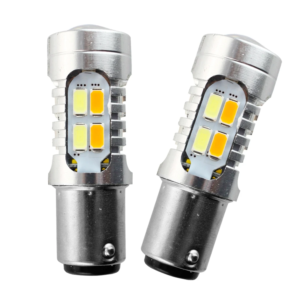 

2 шт., автомобисветодиодный светодиодные лампы T10 Canbus 1157 20 SMD 5630 5730