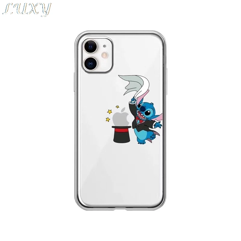Чехол с милым рисунком Минни Ститч биглс для iPhone 11 Pro Max Xr X Xs 7 8 6 s Plus Дональд Дак Дейзи Принцесса мягкий чехол