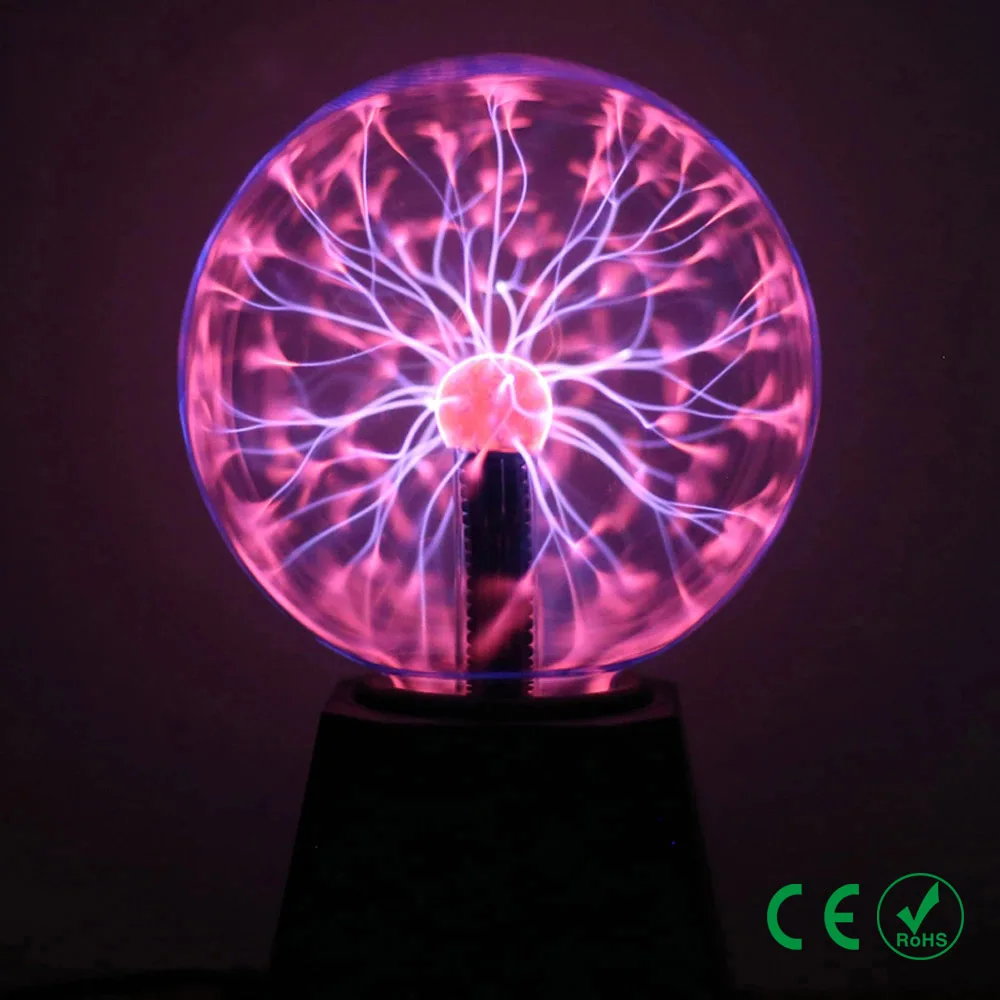 

Novelty LED night light plasma touch ball lava magic light USB EU plug 3/4/5/6 inch Christmas bedroom lighting decoration light