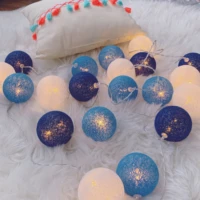 led small color lights all over the sky star girl heart bedroom room decoration childrens indoor room wind ball light string