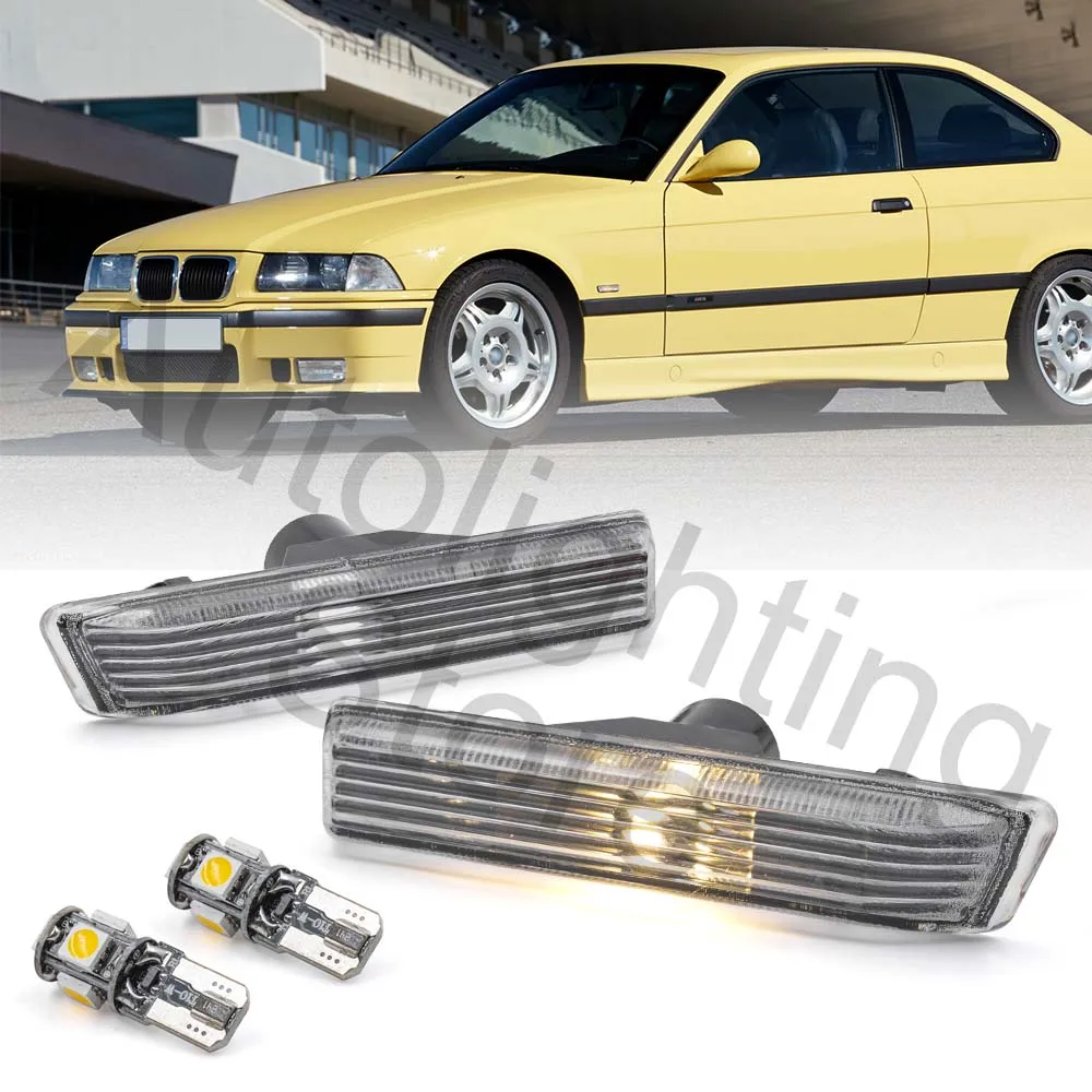 

2 шт. Боковые указатели поворота для BMW X3 E36 M3 LCI 1996 1997 1998 1999 318i 318is X5 E53 2000-2006