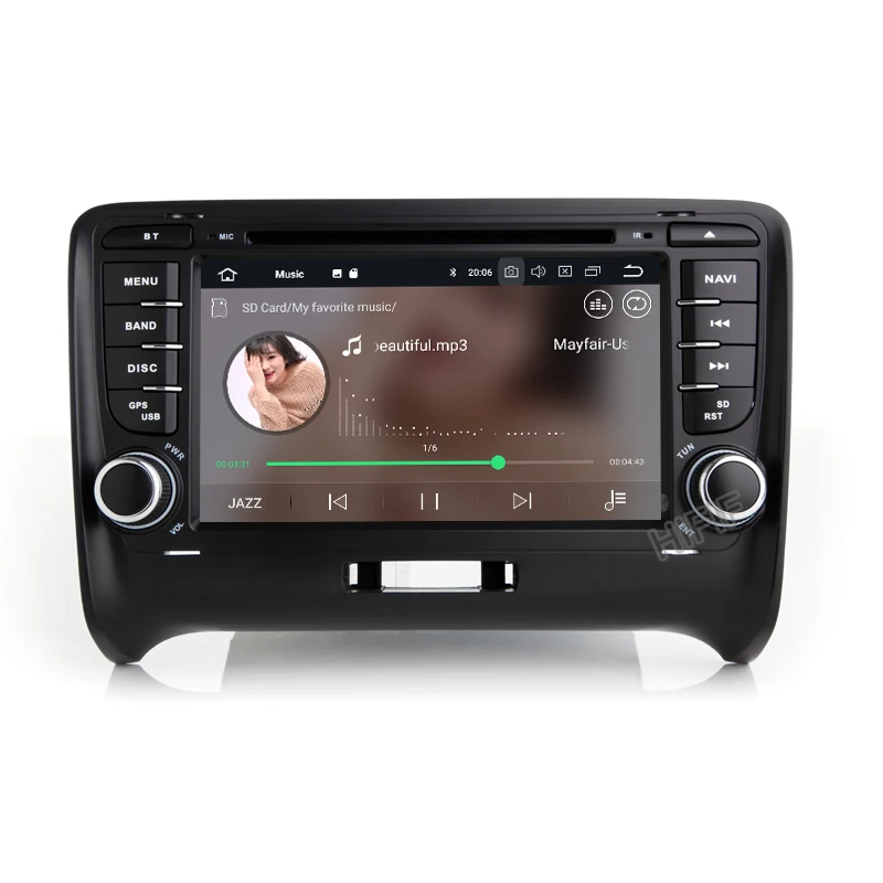 PX5 PX6 DSP IPS Android 10 0 2 DIN автомобильный DVD GPS для Audi TT MK2 8J 2006 2007 2008 2009 2010 2011 2012