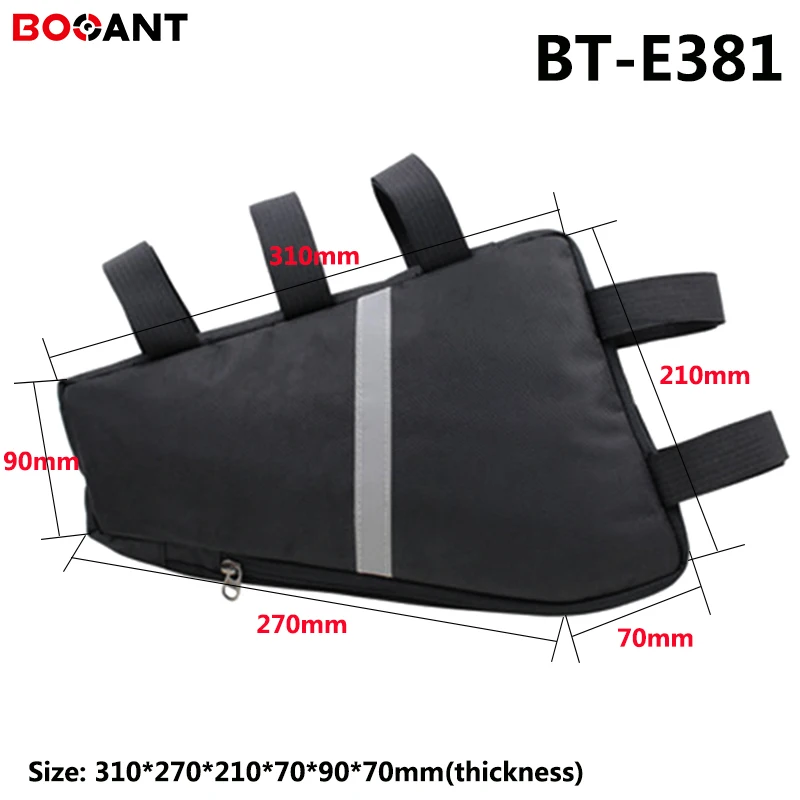Тканевая сумка для электронных велосипедов треугольная литиевая батарея 24 в 36 48