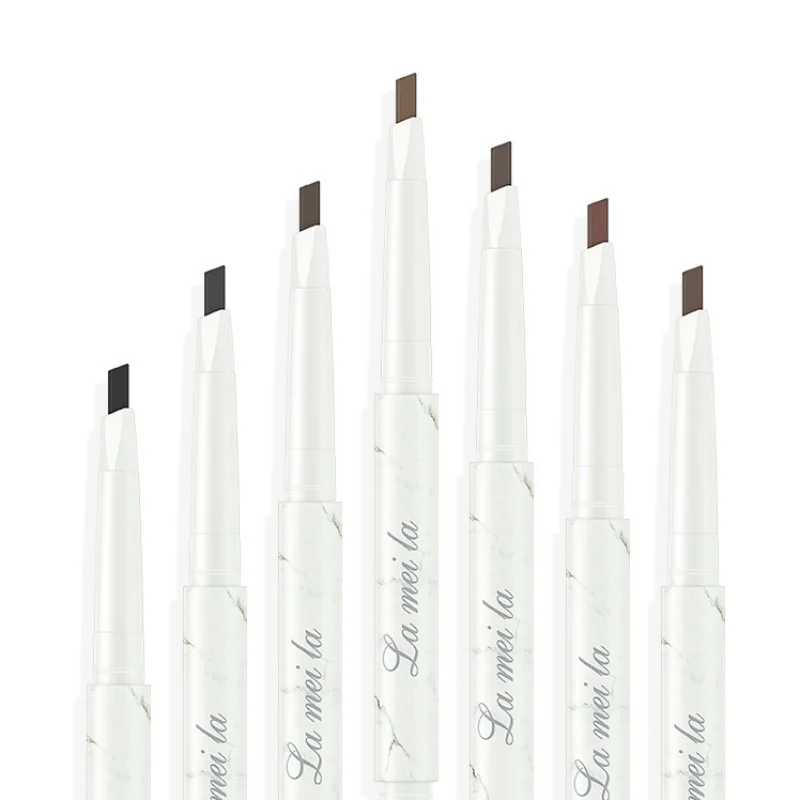 7 цветов OptionalNatural стойкий макияж двухглавый мраморный карандаш для бровей