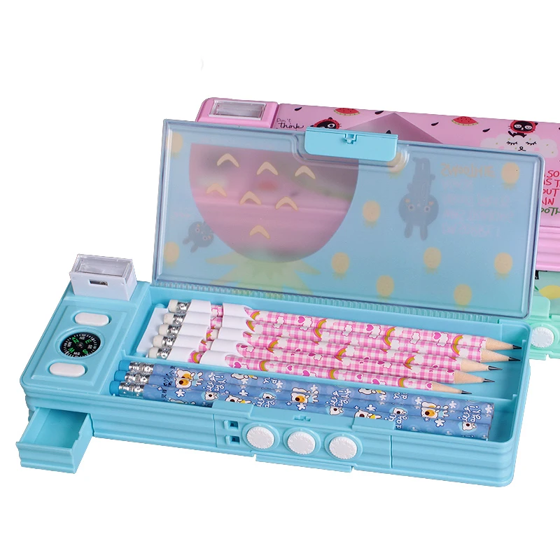 Многофункциональный чехол для карандашей с кодовым замком магнитный