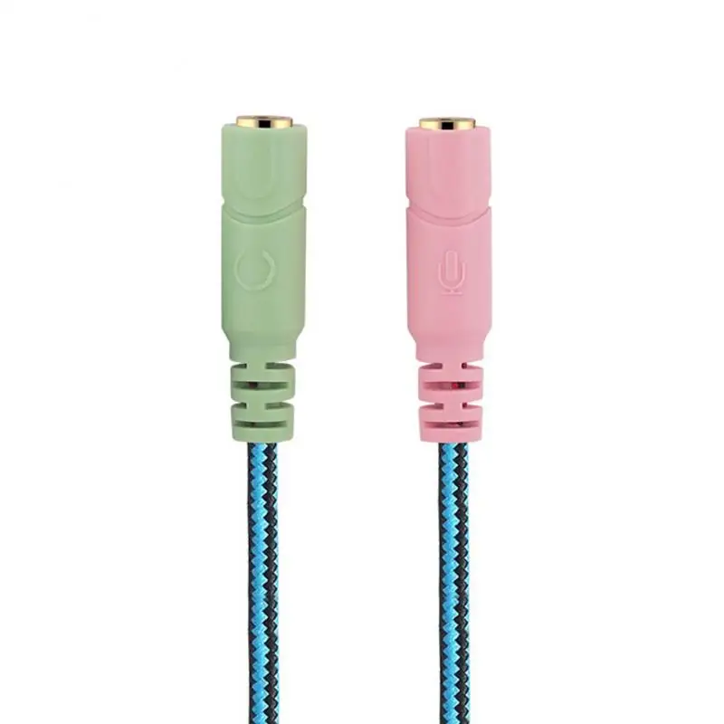 В наличии! 2/1PCS3.5mm Jack кабель постоянного тока адаптер гарнитуры Y сплиттер аудио 2