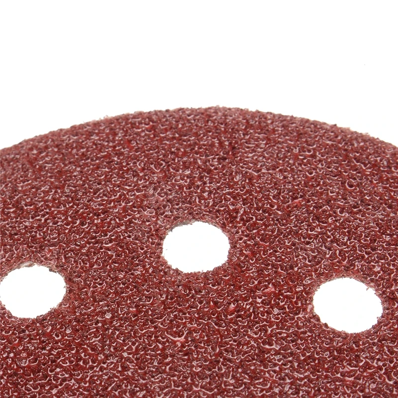 

10Pcs 125mm Sandpaper Abrasive Sanding Discs Hook Loop Sanding Paper Buffing Sheet Sandpaper 8 Hole Sander Polishing Pad