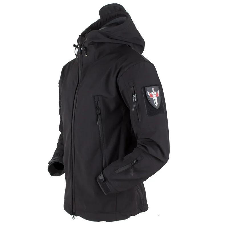 Охотничья одежда для улицы Shark Skin tad v4 Тактическая Военная флисовая куртка костюм