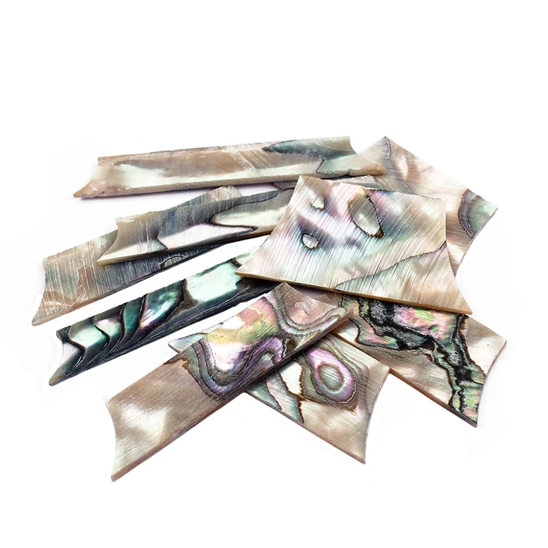 

Dropship-Guitar Inlay Material, 9Pcs Abalone Shell Guitar Decoration Block Fretboard Fingerboard Inlay Material Accessories