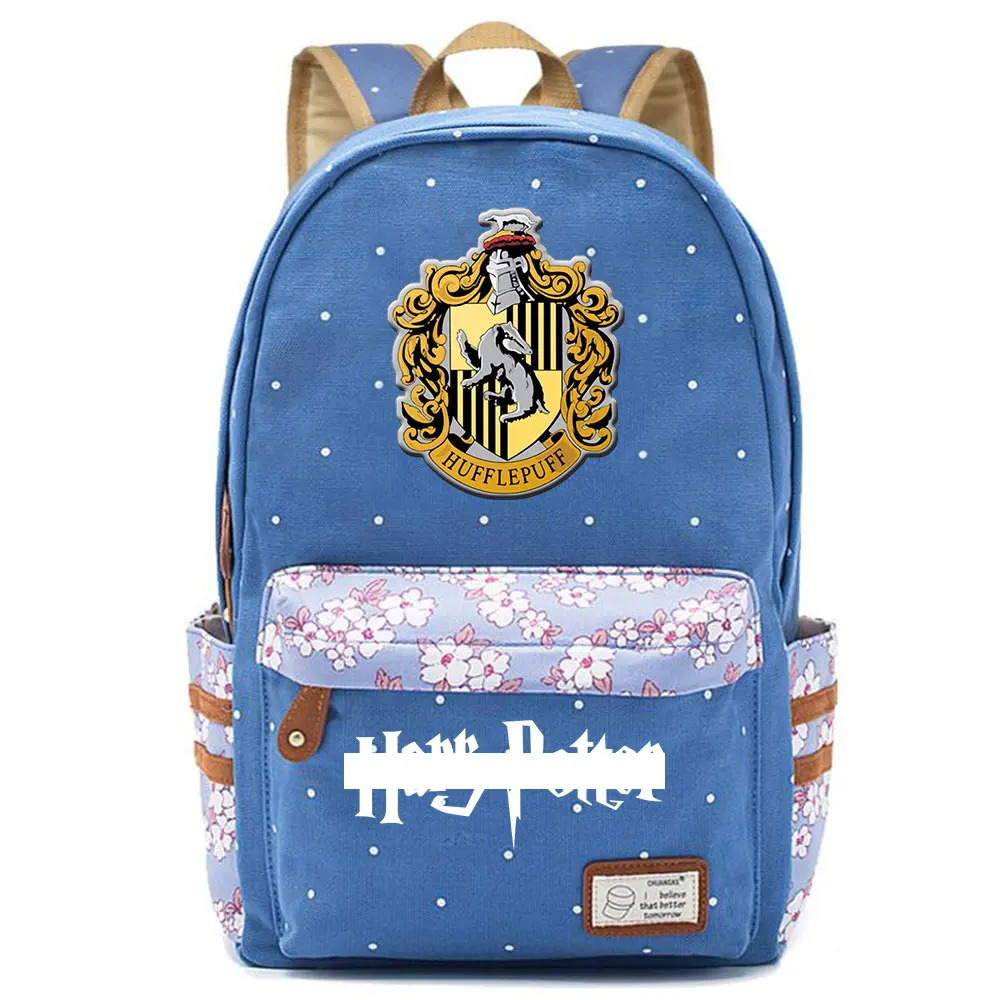 F0301 Горячая Волшебная школа Ravenclaw Орел детская школьная сумка для девочек Женская сумка рюкзак для подростков холщовый женский рюкзак - Цвет: F03-13